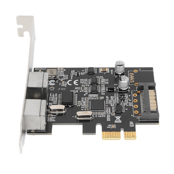 PCIE Dual Port PS2 Expansion Card SATA Power Interface Plug and Play PS2 Tangentbord Mus Port Expansion Card