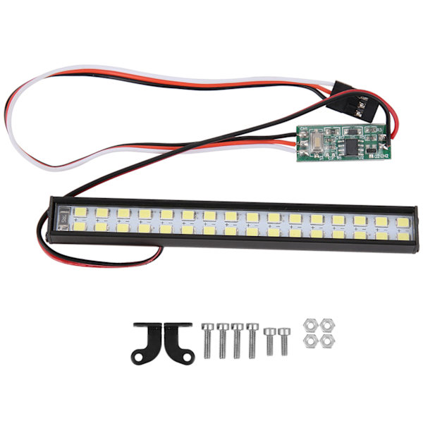 32 LED-lamppallot RC-auton kattovalaisin RC Crawler Universal LED Light Bar Tarvikkeet Pituus 100mm