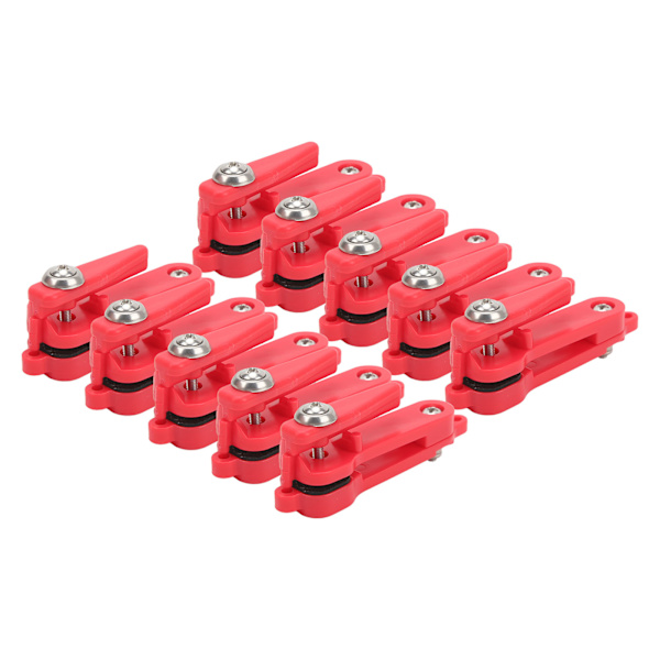 10 STK Snap Release Clips til tunge spændinger Letvægtsbærbare polstrede release Clips Trolling Clips til offshore fiskeri