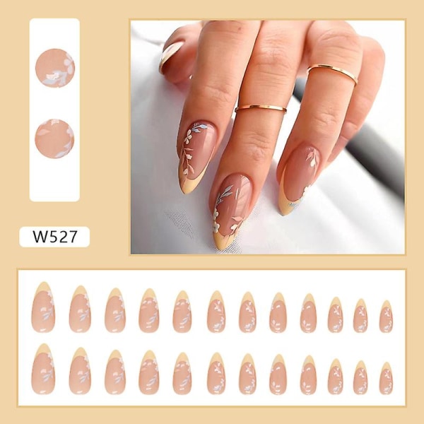 Romantisk Butterfly Nail Art W555 Quiet Feather