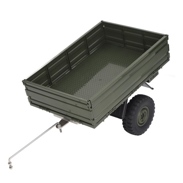 RC-biltrailer Fjärrstyrd Lastbärare för P06 Unimog Modell RC-bil Reservdelar Tillbehör Grön