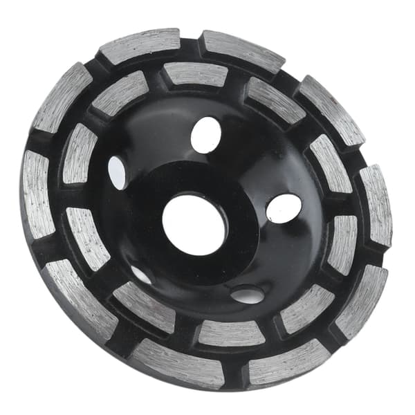 Diamantslibeskive Slibeskive Lav Vibration Sæt Sort til Sten Beton Diameter 125mm