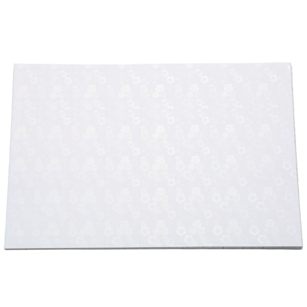 50 stk. Holografiske Lamineringsark A4 Lyse Farger Glimrende Effekter Holografiske Klistremerker for Fotopapir Bilde Blomsterstil