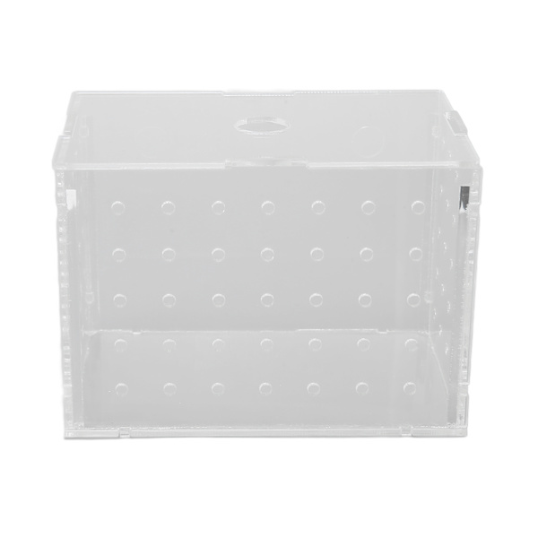 Fiskeoppslagsboks Høy gjennomsiktig akryl klekkeinkubator tank med sugekopper for babyfisk Reker Clownfisk 9x6x7cm / 3,5x2,4x2,8in