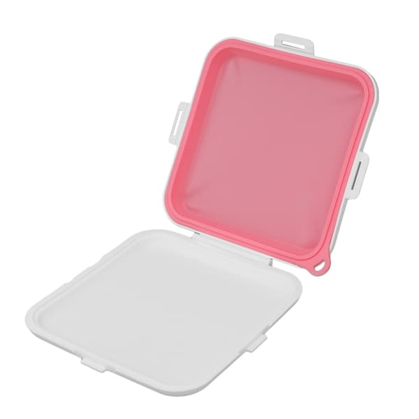 Sandwich Storage Box Portable Sandwich Container Lunch Box for Students Office Workers for Work Picnic Outing Red