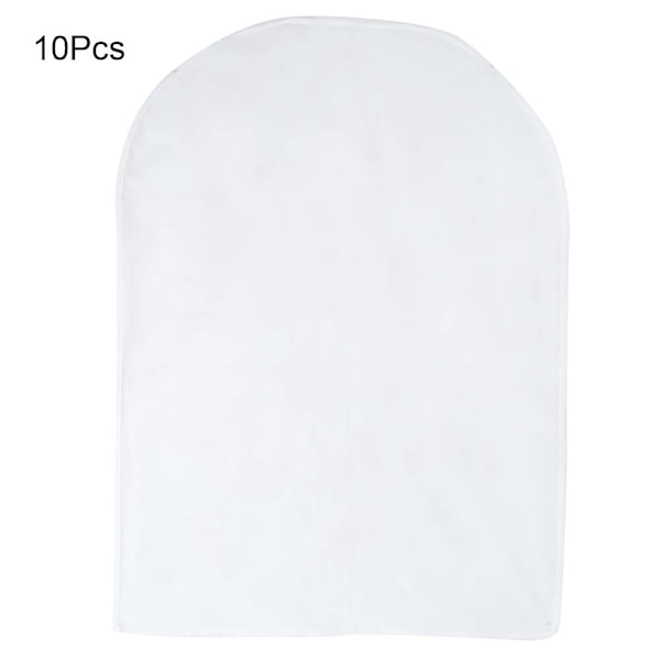 10st Transparenta hängande kläder för hushållskläder Kläddräkt Dammskydd Kappa Skyddsväska 60x100 cm För medellånga kläder