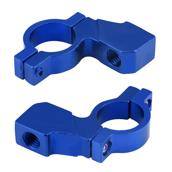10mm Motorcycle Rearview Mirror Mount Handlebar Bracket Mirror Adapter Holder Clamp Blue
