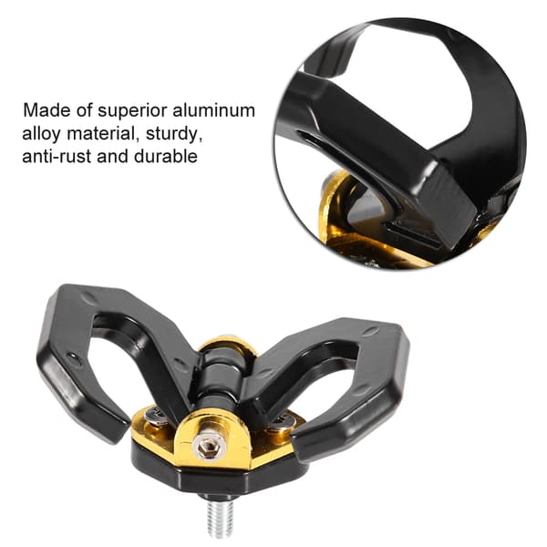 Universal Motorcycle Modified Aluminum Alloy Double Support Hook
