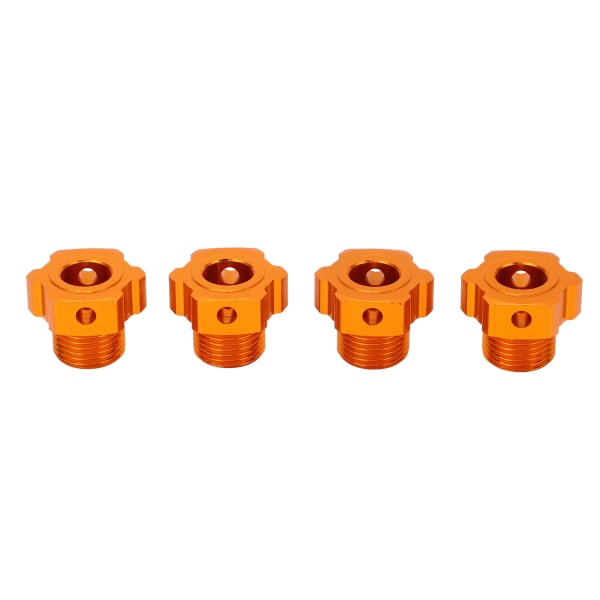 4 st RC Hex-kopplingar i aluminiumlegering, orange, hög hållfasthet, RC Hex-kombinator för ZD Racing 1/7 MX 07