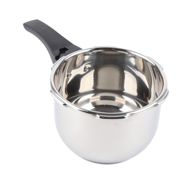 Tryckkokare i rostfritt stål Explosionssäker multifunktionell med säkerhetsventil 80KPA säkerhetshandtag Tryckkokare 2L Diameter 16cm / 6.3in