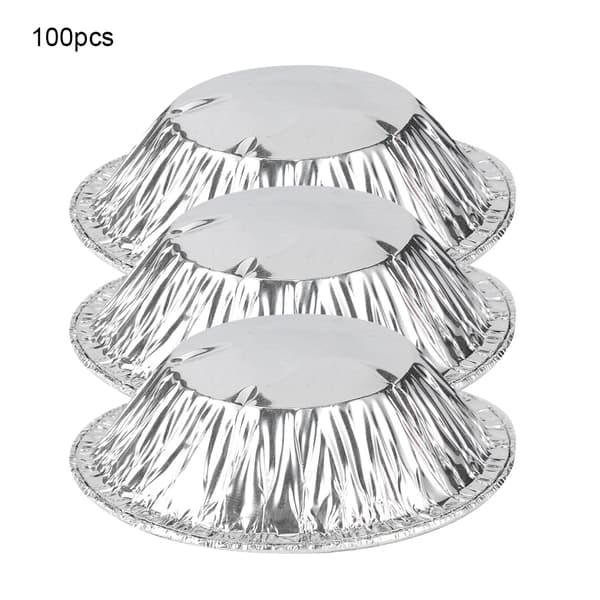 100 st NonStick äggtårtform Cupcake Cake Cookies Plåtform Case Cup Köksbakverktyg