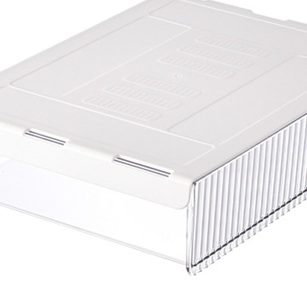 Transparent Under Bord Osynlig Organizer Under Skrivbord Monterad Utdragbar låda Under Skrivbord Osynlig låda Medium 21x6x17cm