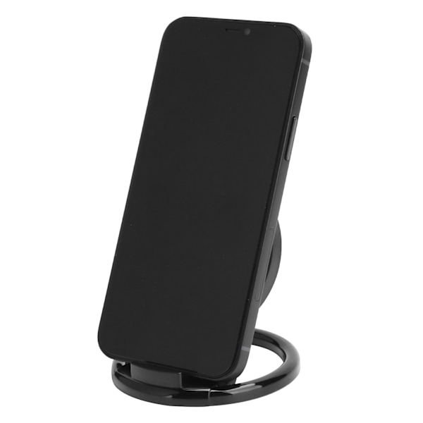 Trådløs opladerstand Magnetisk opladerpudeholder til iphone 12 Mini/11 Pro Max/Xs/Xr/X/8Sort