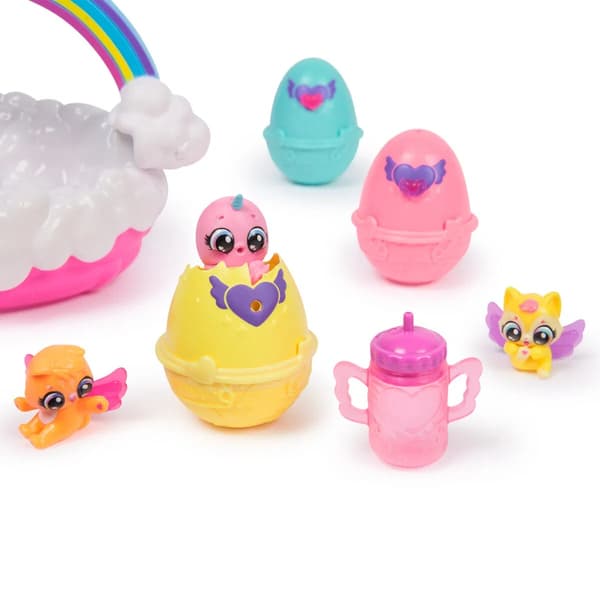 Hatchimals Alive Neon Rainbow Spring Basket flerfarget Multifärg multicolor
