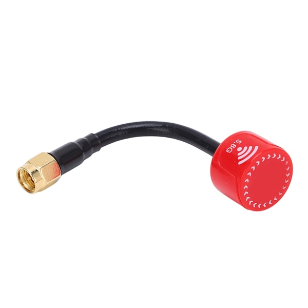 5.8Ghz 2.5dBi RHCP High Gain Antenna with SMA Connector Plug 85mm for RC FPV Racing DroneRed