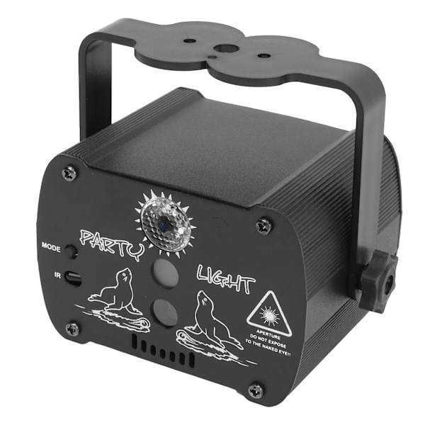 Fest Scene Lys Fjernkontroll USB Lading Timer God Varmeavledning med Stativ Lydaktivert Strobeprojektor for Hjeminnredning Bar KTV