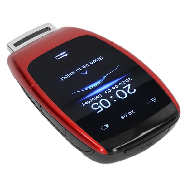 Universal TK900 LCD-pekskärm Smart Key Fjärrkontroll Nyckelfri ingång för Start Stop Engine-knapp Modeller Röd