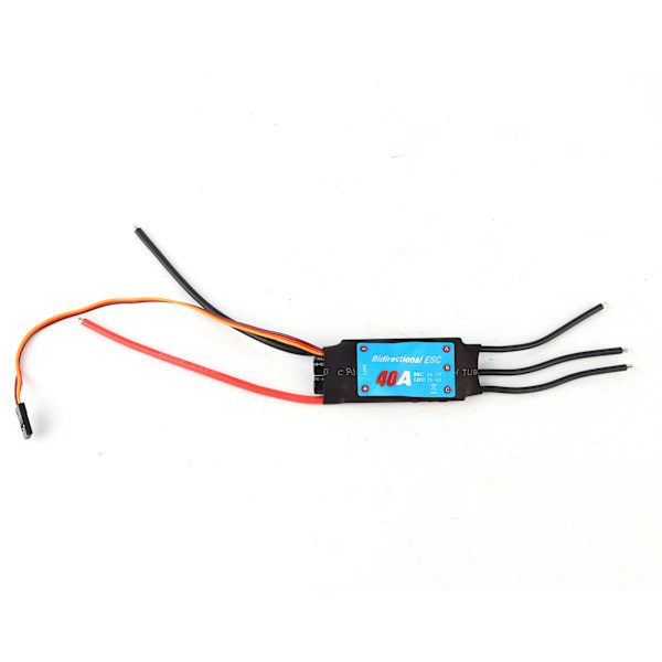 Toveis Brushless ESC Elektronisk Hastighetskontroll for RC Båt Skip Undervannspropeller (40A) 40A