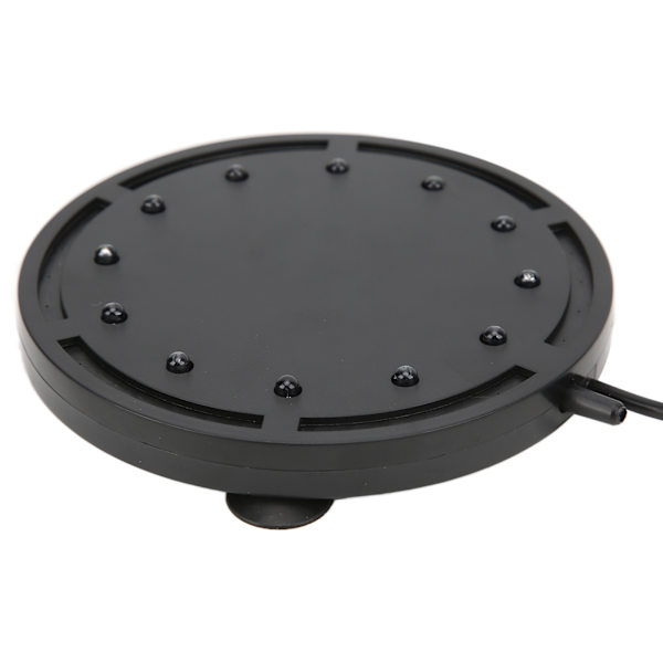 Q12 Akvarium Boblelampe Fiskekum Landskab LED Dyklys Oxygenationsplade 100‑240V US Stik