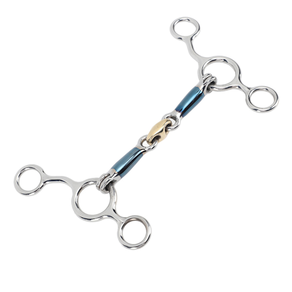 125 mm Professionell Snaffle Bit Rostfritt Stål Häst Mun Bit Hästuppfödning Tillbehör