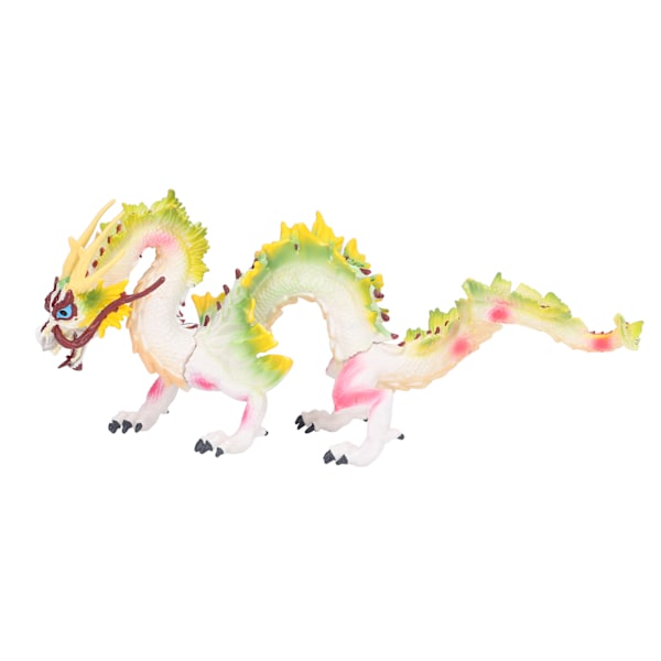 Kina drake figurmodell gynnsam mytisk Kina drake figur staty Heminredning 3 år gammal (färgglad)
