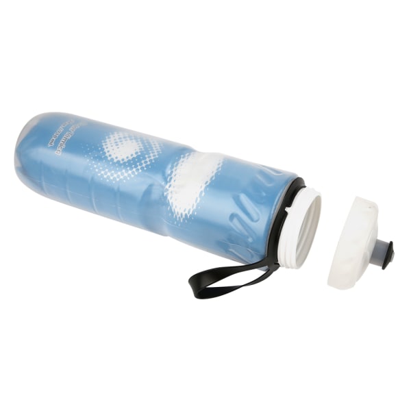 710 ml udendørs dobbeltlags termisk PE-sportsflaske til varmt og koldt vand (blå)