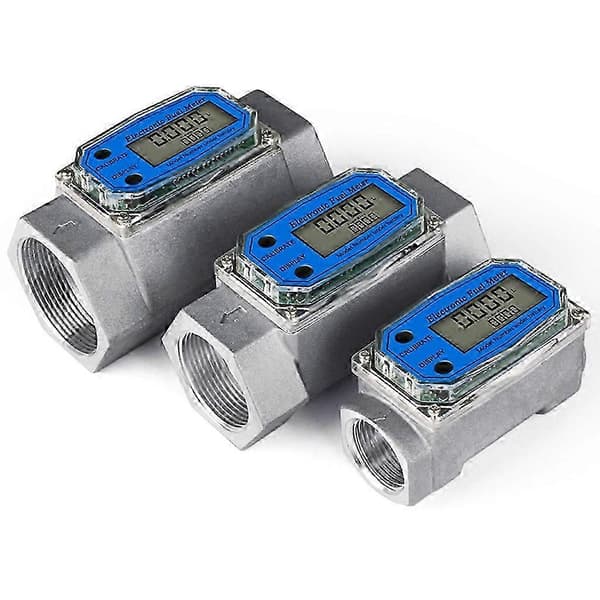 Strømningsmåler 1/2/2,5/3 tommer væskestrømsensor Elektronisk turbin - Strømningsmåler 1 tuuma