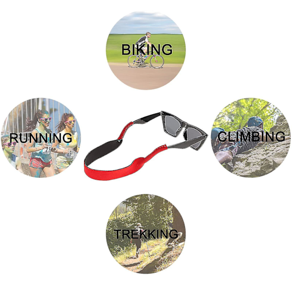 Sports Brille- og Solbrillesnor - 6-pakning