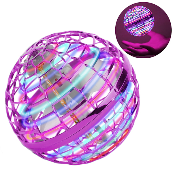 Mini Drone Färgglad RGB Ljus Roterande Flygande Toy Induktion Flygande Toy Barn GiftPink