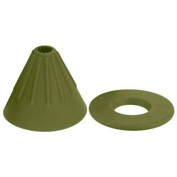 Återanvändbart Silicon Resin Kaffefilter Sil Dripper Kaffemaskin Tillbehör för Home OutdoorGreen