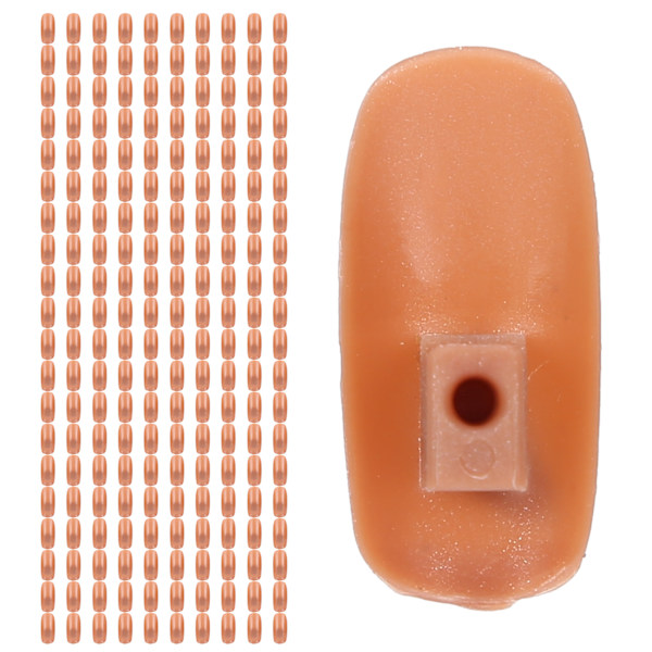 300 stk Negletips Akrylnegler for Trening Hånd DIY Nail Art Salon Treningsverktøy