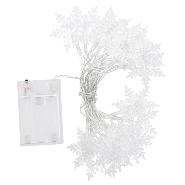 3 meter snefnugformede lyskæder LED julelys til hjemmet gardin fest Ferie dekoration Hvid lys