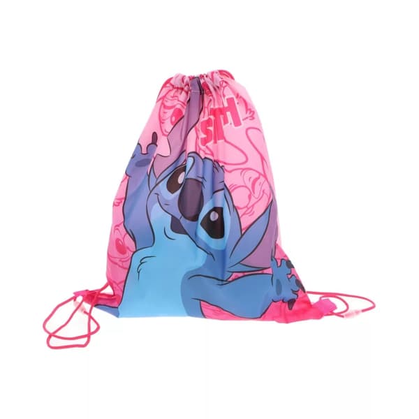 Lilo ja Stitch Disney Vaaleanpunainen urheilukassi, jumppakassi 40 cm 100