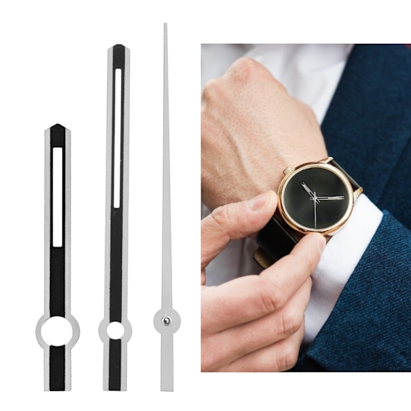 M021 Watch Hour Minute Second Hands Watch Needles Passar för 2836 Movement WatchSilver