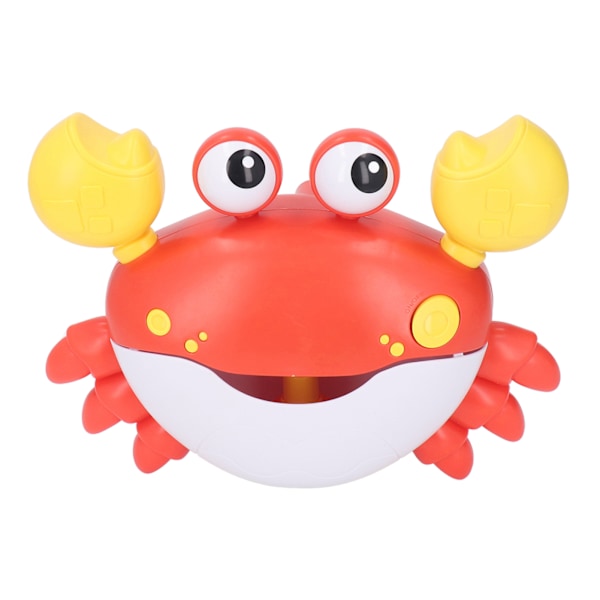 Dancing Crab Bubble Machine Musik Elektronisk Crab Bubble Blower för Barn Toalett Röd