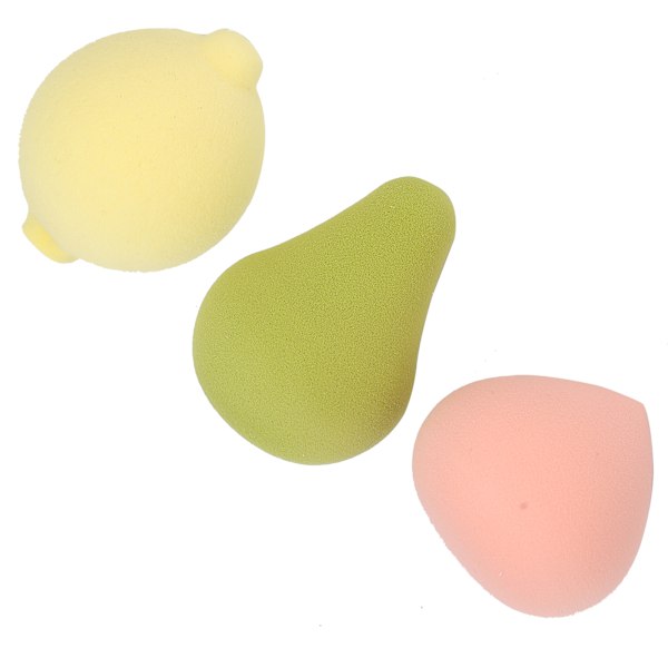 3 kpl Meikkisienen Setti, Foundation Blending, Moniväriset Blender Sienen, Kuivaan ja Märkään Käyttöön