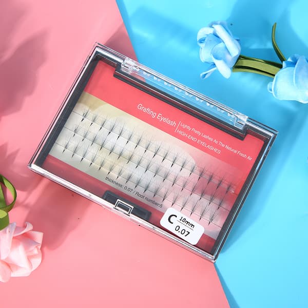 Professional Soft Dense False Eyelashes Eyelash Extension Grafting False Eyelashes 0.07 C10mm