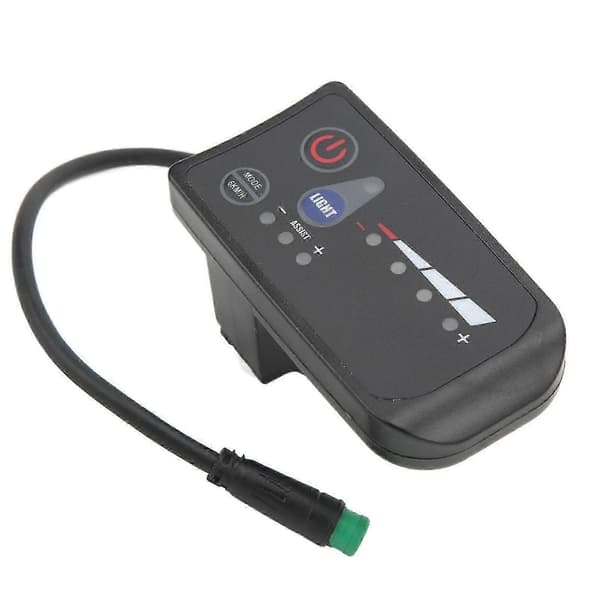 Elcykel effektmåler Vandtæt 5-polet interface ABS-hus LED-displaypanel til cykling 36V-udgave 0626 5 5
