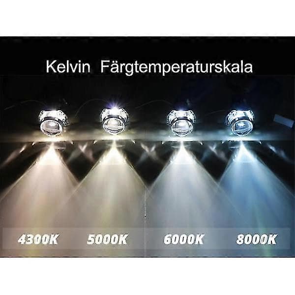 Xenonlamper +50 % D1S 35W 6000K 2-pakning xenonlamper PK32D-2 -