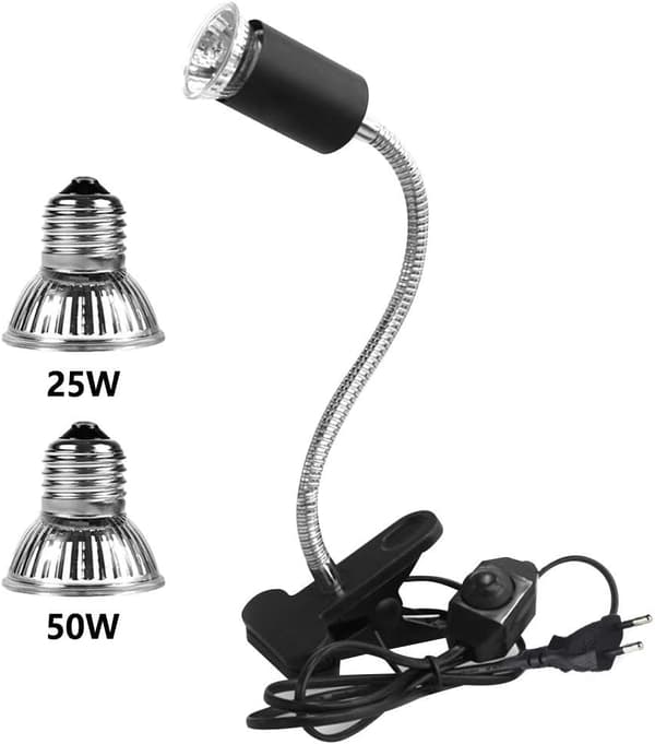UVA UVB-lamper 25W og 50W, Krypdyrlampe Varme Terrestrisk Tur[LD]