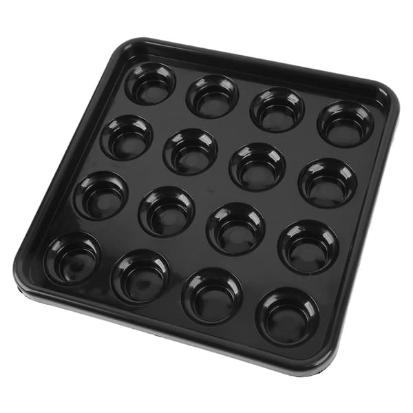 Billiard Tray Thickened Plastic 16 Holes Durable Shake-Proof Billiard Ball Tray