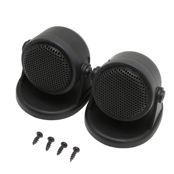 2st Dome Diskanthögtalare för bilstereo svart 20W högtalare Universal för bil