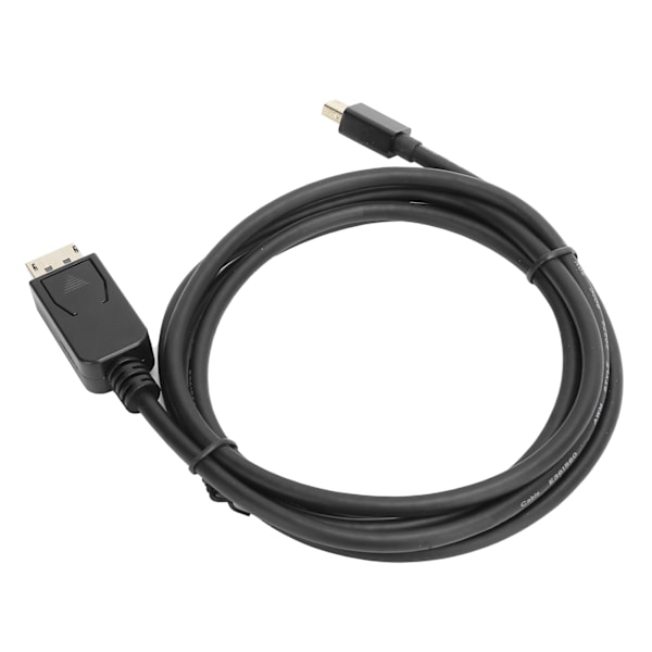 Mini DP til DP-kabel Svart ABS-plugg for OS X datamaskinnettverkskonverter 4K ved 60Hz 3 meter
