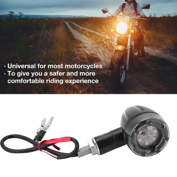 4 stk. Motorcykel Universal Blinklys Blinklys Svinglys Baglygte Bremslys