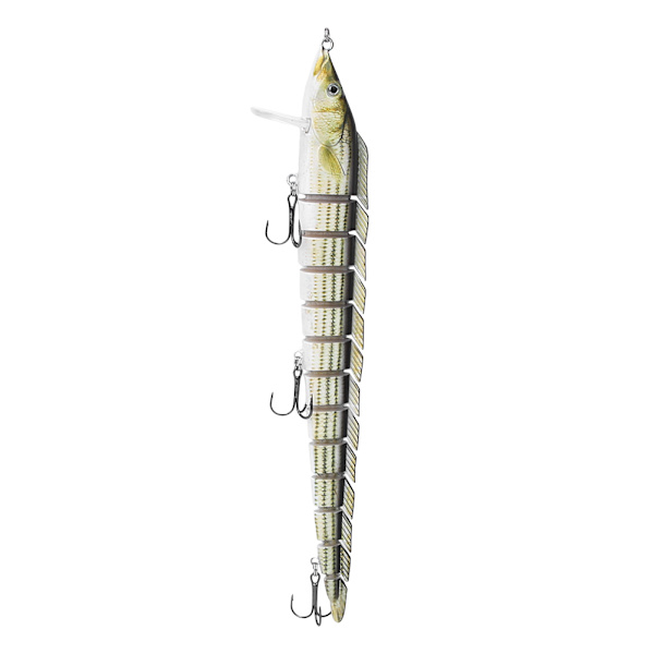 Y176 23cm/46g Under vattnet Ljusa Färger Multi-ledat Livsliknande Konstgjort Bete Fiskebete Swimbait Tillbehör 2#