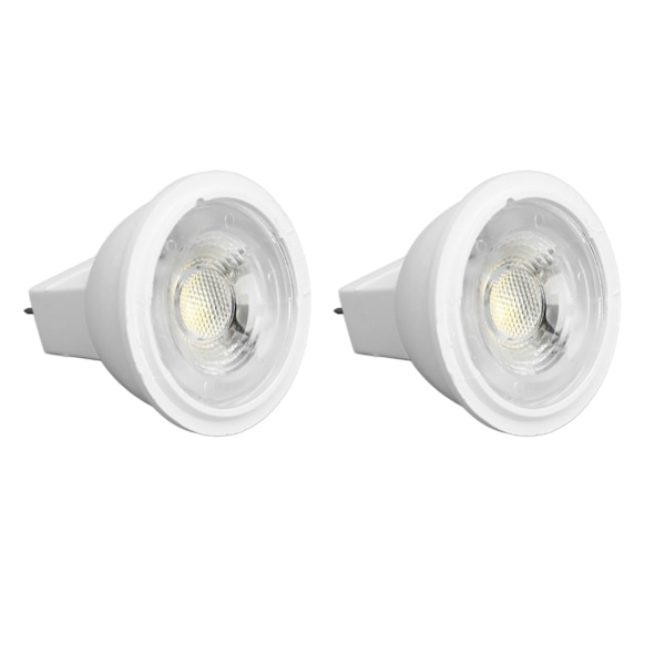 2 stk MR11 lyspære Høy lysstyrke 3W 110V Raskere varmeavledning GU4 Spotlight Lyspærer for landskapsbelysning Soverom Kjøkken Hvitt lys