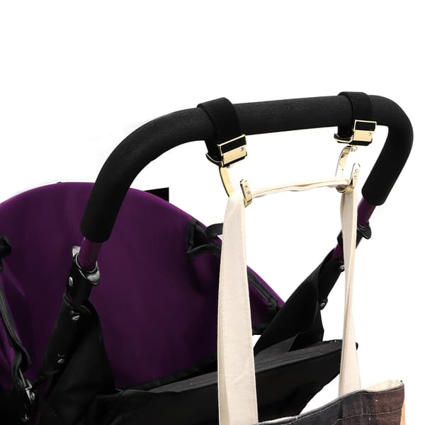 360 Degree Rotatable Hook for Lollipop Stroller Pram Hook (Limited Edition Gold)