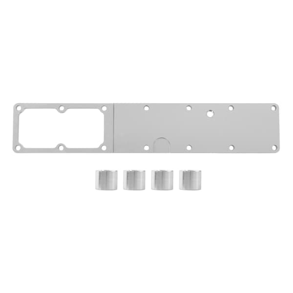 Insugningsgrenrör Plenum Grid Heater Delete Plate Billet Aluminium Replacement för Dodge Cummins 6.7L 2500 3500 2008-2017