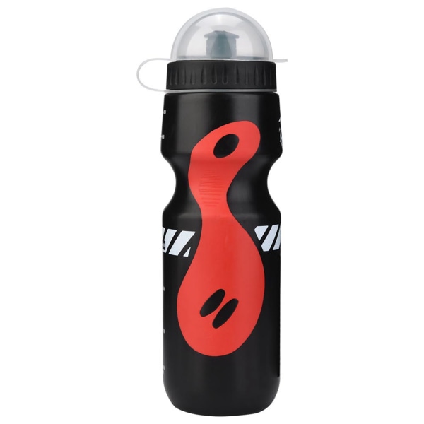 650 ml Vandflaske med Holder til Cykelholder til Cykling på Mountainbikes (Sort)