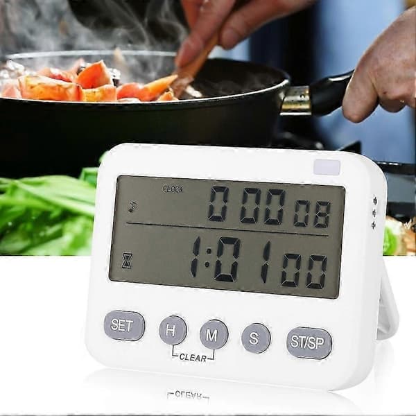 Hjem Køkken Timer Lydløs Vibrationsvækkeur Påmindelse White